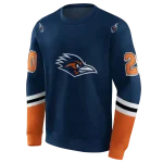 custom utsa roadrunners striped sleeves orange hoodie best selling