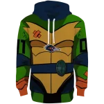 custom utsa roadrunners superhero armor orange green hoodie best selling