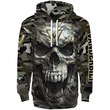 custom vanderbilt commodores camo skull hoodie best selling