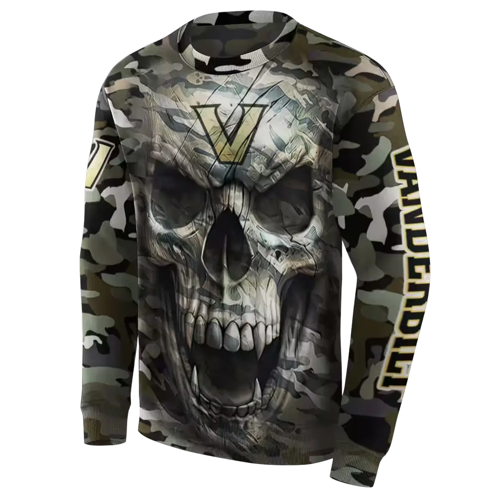 custom vanderbilt commodores camo skull hoodie new arrival custom vanderbilt commodores camo skull hoodie new arrival