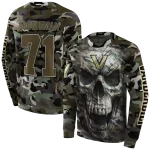 custom vanderbilt commodores camo skull hoodie best selling