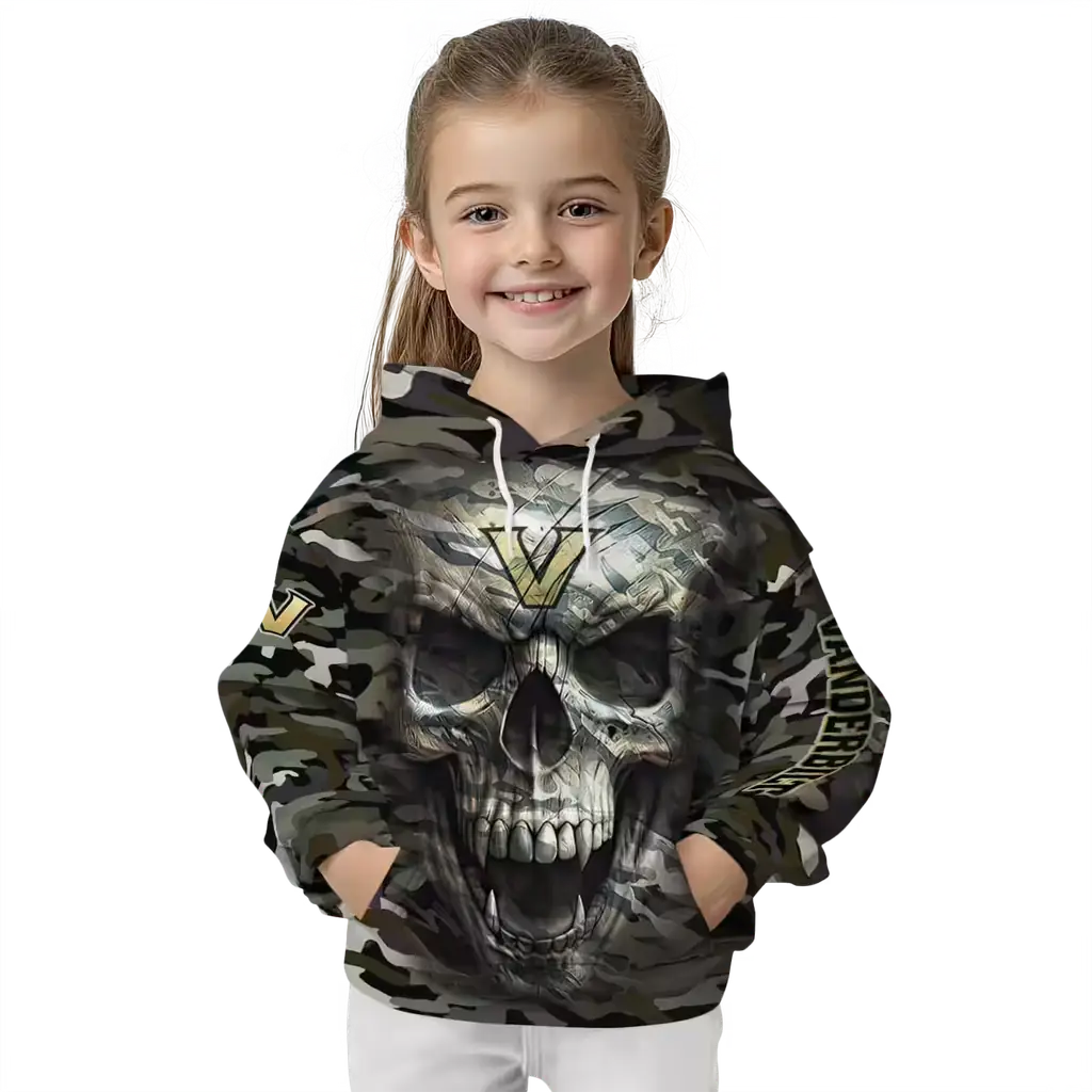 custom vanderbilt commodores camo skull hoodie top rated custom vanderbilt commodores camo skull hoodie top rated