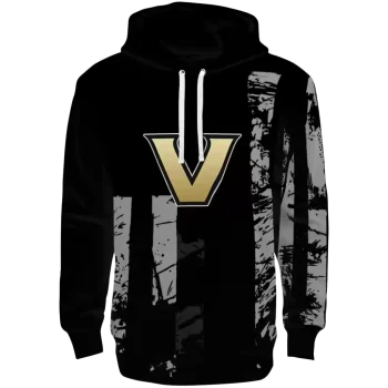custom vanderbilt commodores distressed flag black hoodie best selling