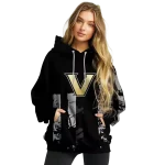 custom vanderbilt commodores distressed flag black hoodie best selling