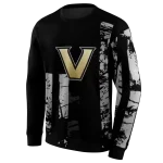 custom vanderbilt commodores distressed flag black hoodie best selling