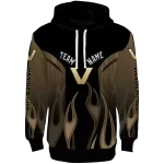 custom vanderbilt commodores flame design black hoodie best selling