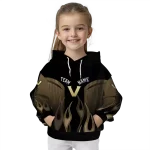 custom vanderbilt commodores flame design black hoodie best selling