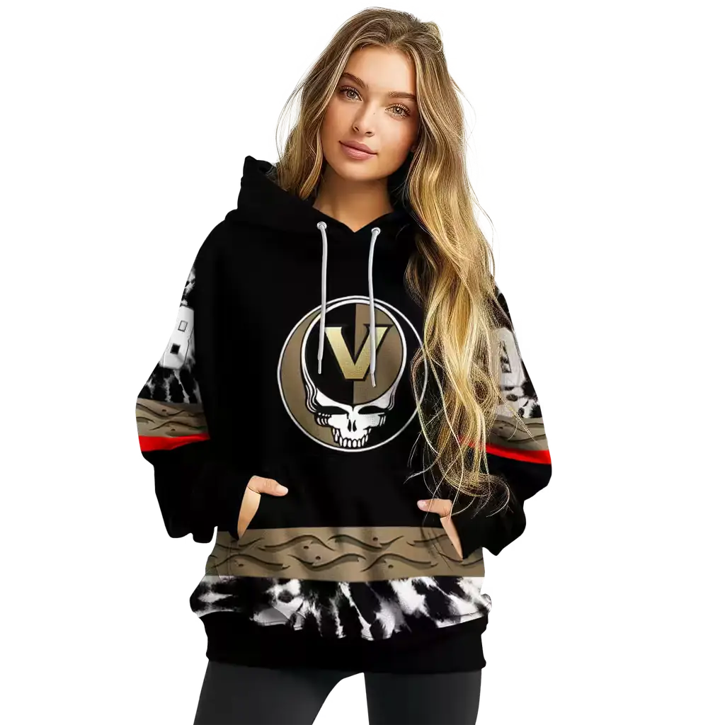 custom vanderbilt commodores grateful vibes black hoodie high quality custom vanderbilt commodores grateful vibes black hoodie high quality