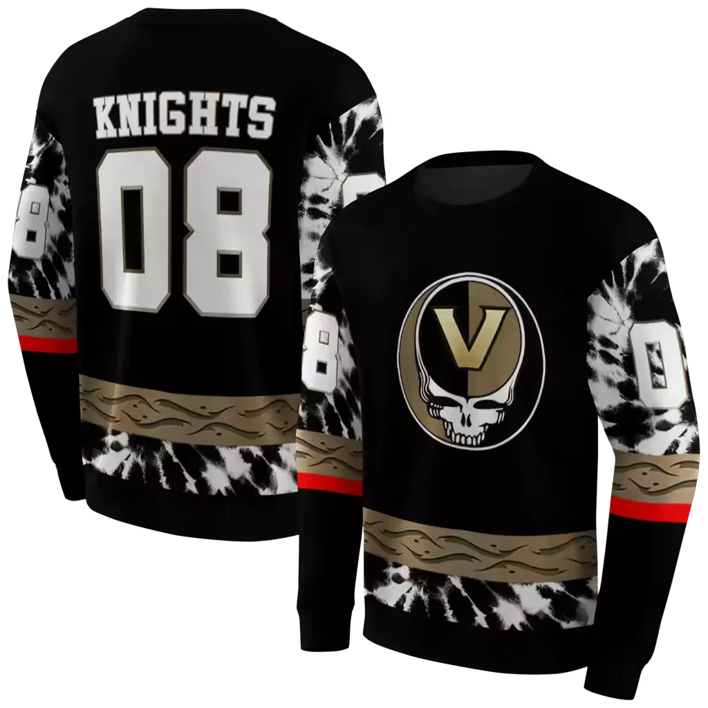 custom vanderbilt commodores grateful vibes black hoodie premium grade custom vanderbilt commodores grateful vibes black hoodie premium grade