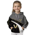 custom vanderbilt commodores hexagonal mesh black gray hoodie best selling