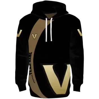 custom vanderbilt commodores minimalist design black hoodie best selling