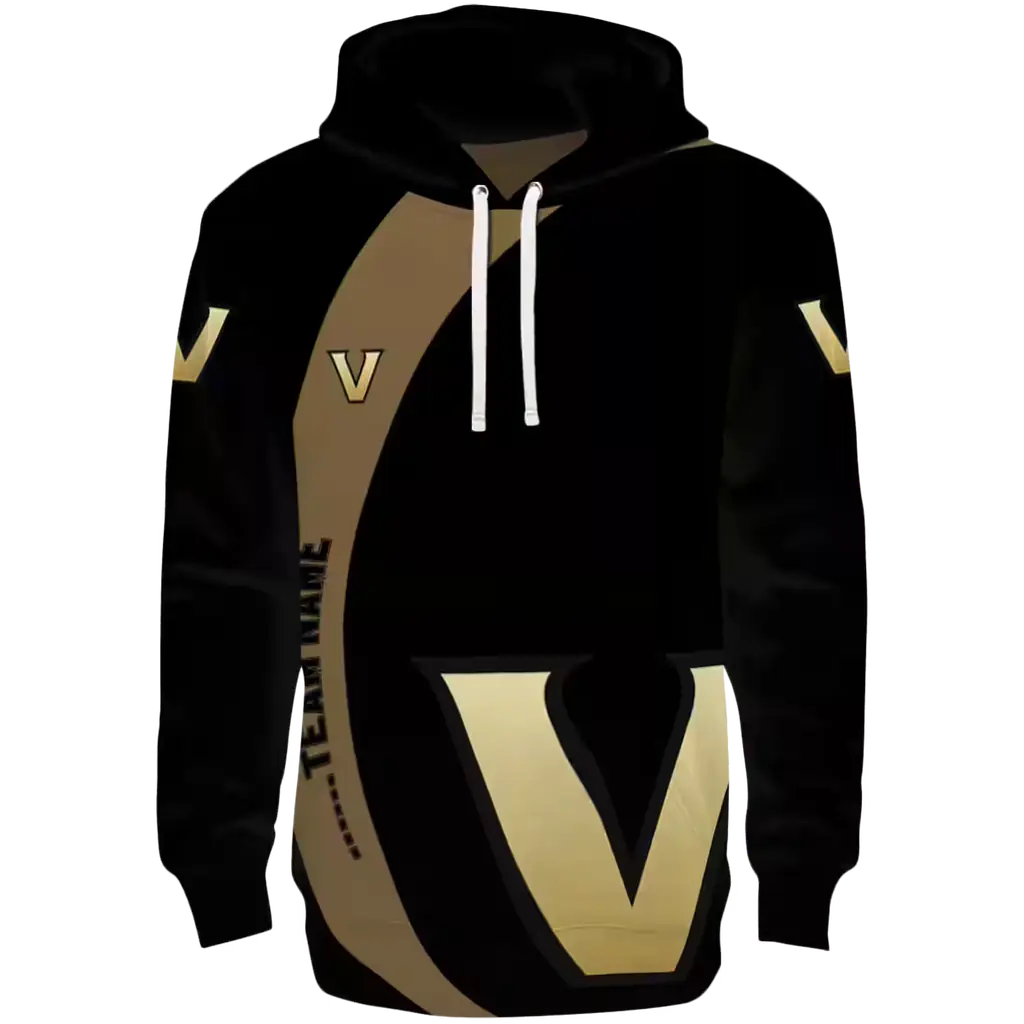 custom vanderbilt commodores minimalist design black hoodie best selling custom vanderbilt commodores minimalist design black hoodie best selling