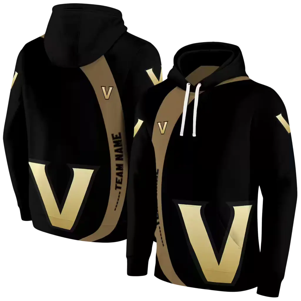 custom vanderbilt commodores minimalist design black hoodie fashion forward custom vanderbilt commodores minimalist design black hoodie fashion forward