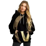 custom vanderbilt commodores minimalist design black hoodie best selling