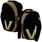 custom vanderbilt commodores minimalist design black hoodie best selling