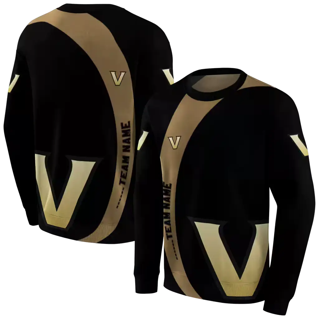 custom vanderbilt commodores minimalist design black hoodie premium grade custom vanderbilt commodores minimalist design black hoodie premium grade