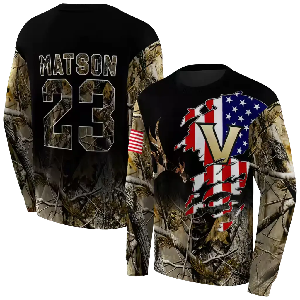 custom vanderbilt commodores tree camo hoodie premium grade custom vanderbilt commodores tree camo hoodie premium grade