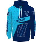 custom villanova wildcats abstract shape navy hoodie best selling