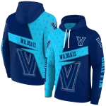 custom villanova wildcats abstract shape navy hoodie best selling