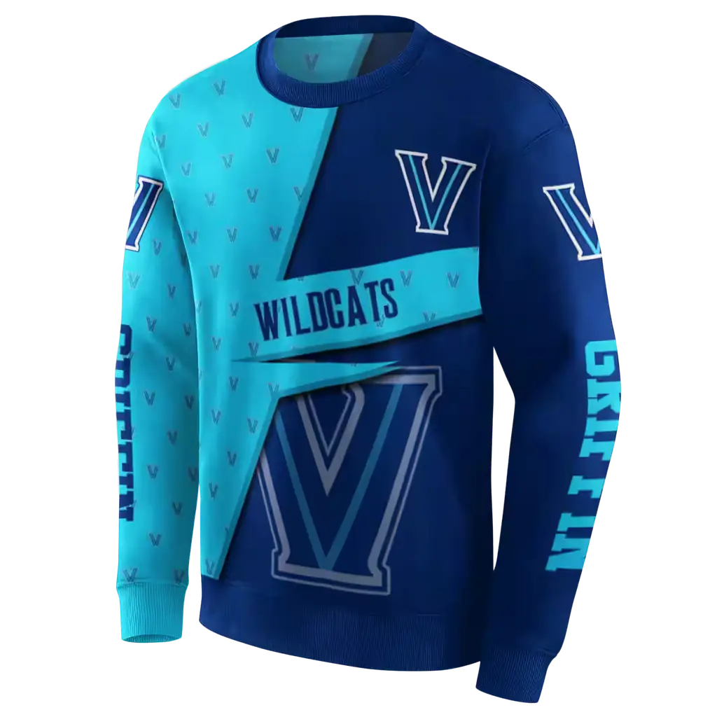 custom villanova wildcats abstract shape navy hoodie new arrival custom villanova wildcats abstract shape navy hoodie new arrival