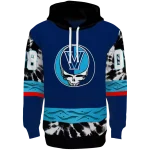 custom villanova wildcats grateful vibes navy hoodie best selling