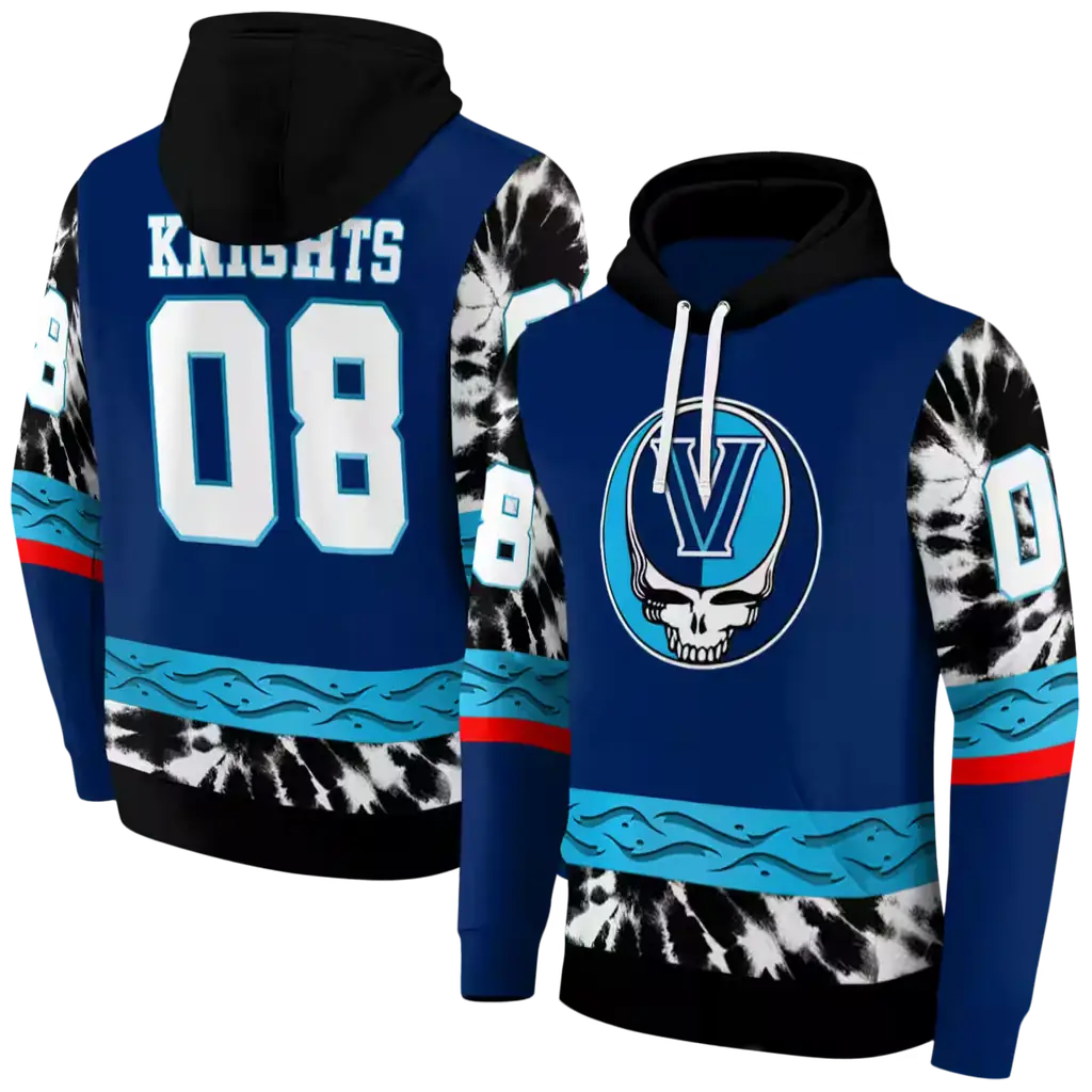 custom villanova wildcats grateful vibes navy hoodie fashion forward custom villanova wildcats grateful vibes navy hoodie fashion forward