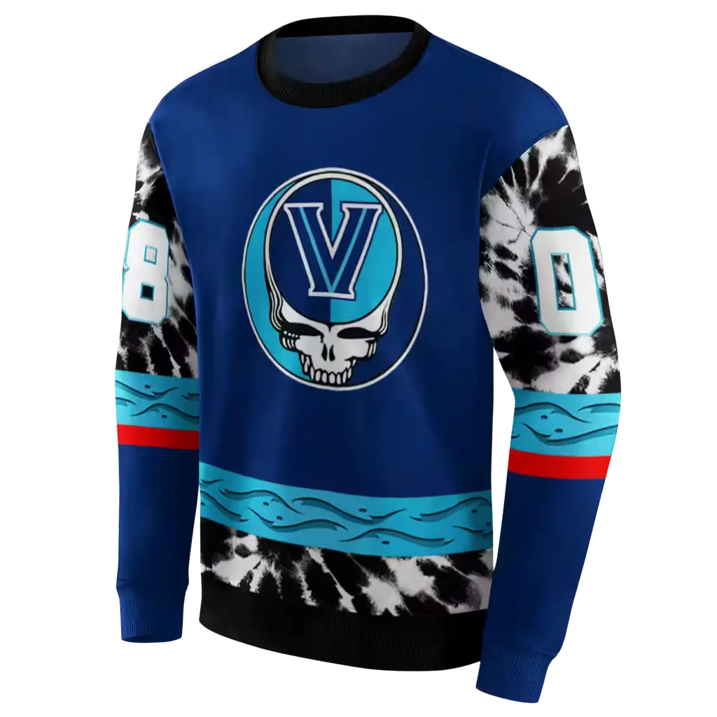 custom villanova wildcats grateful vibes navy hoodie new arrival custom villanova wildcats grateful vibes navy hoodie new arrival