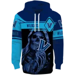 custom villanova wildcats grim reaper navy black hoodie best selling