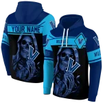 custom villanova wildcats grim reaper navy black hoodie best selling