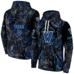 custom villanova wildcats hunting theme navy black hoodie best selling