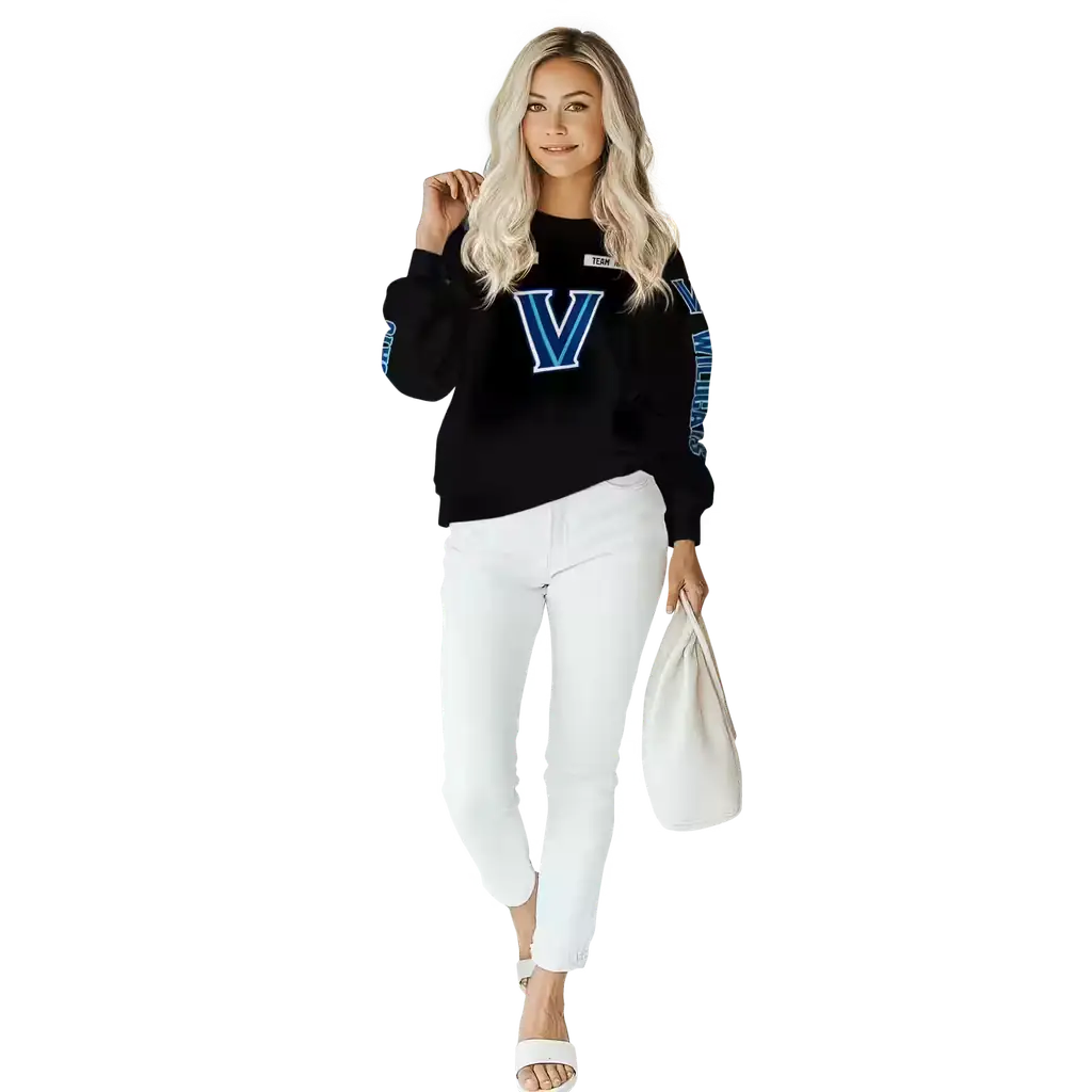 custom villanova wildcats punisher skull black hoodie trendy custom villanova wildcats punisher skull black hoodie trendy