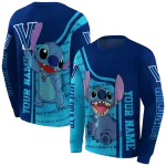 custom villanova wildcats stitch navy hoodie best selling