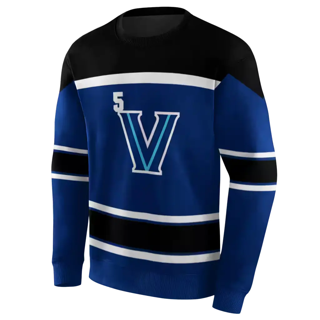 custom villanova wildcats striped pattern navy hoodie new arrival custom villanova wildcats striped pattern navy hoodie new arrival