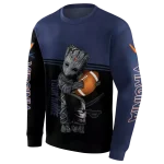 custom virginia cavaliers baby groot blue black hoodie best selling