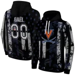 custom virginia cavaliers distressed flag blue black hoodie best selling