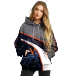 custom virginia cavaliers hexagonal mesh blue black gray hoodie best selling