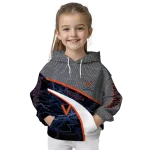 custom virginia cavaliers hexagonal mesh blue black gray hoodie best selling