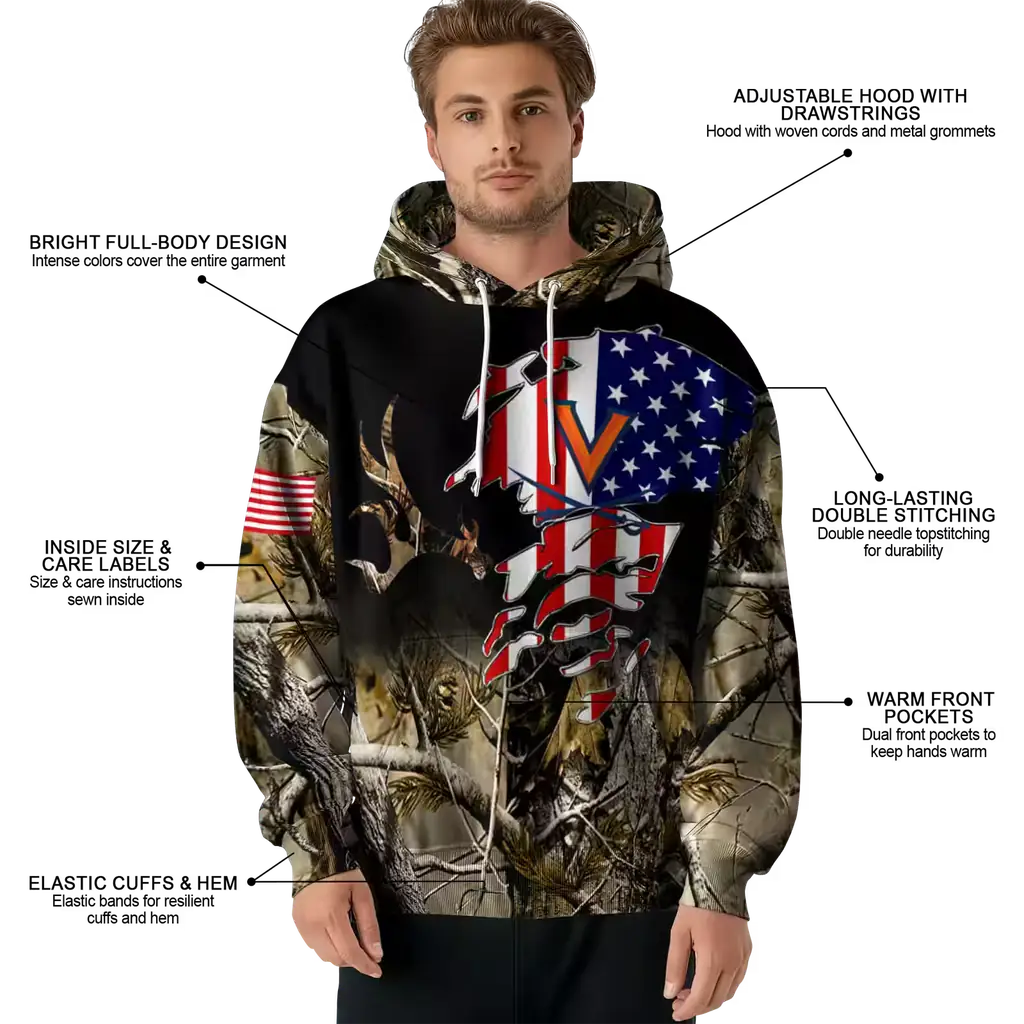 custom virginia cavaliers tree camo hoodie latest model custom virginia cavaliers tree camo hoodie latest model