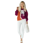 custom virginia tech hokies peeking snoopy maroon hoodie best selling