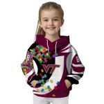custom virginia tech hokies puzzle pieces maroon hoodie best selling