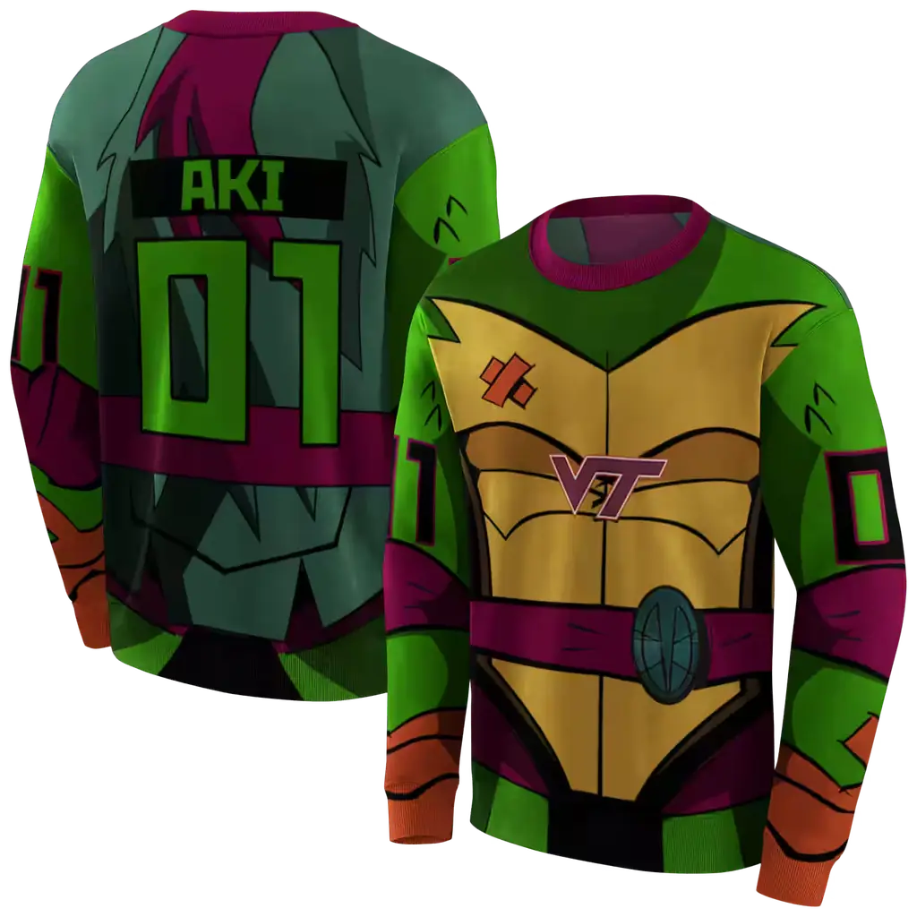 custom virginia tech hokies superhero armor maroon green hoodie premium grade custom virginia tech hokies superhero armor maroon green hoodie premium grade