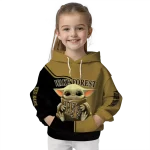 custom wake forest demon deacons baby yoda gold black hoodie best selling