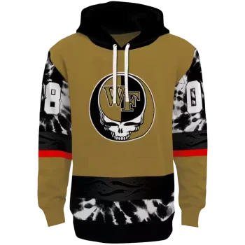 custom wake forest demon deacons grateful vibes gold hoodie best selling