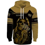 custom wake forest demon deacons grim reaper gold black hoodie best selling