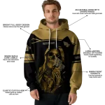 custom wake forest demon deacons grim reaper gold black hoodie best selling