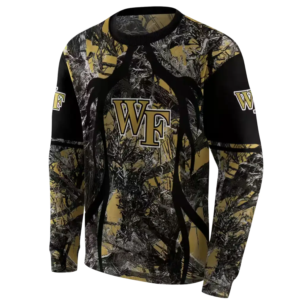 custom wake forest demon deacons hunting theme gold black hoodie new arrival custom wake forest demon deacons hunting theme gold black hoodie new arrival
