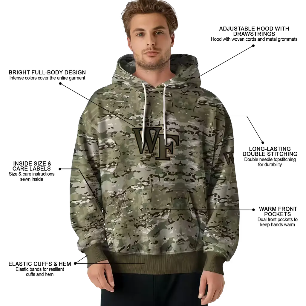 custom wake forest demon deacons military style hoodie latest model custom wake forest demon deacons military style hoodie latest model