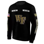 custom wake forest demon deacons punisher skull black hoodie best selling
