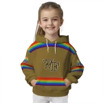 custom wake forest demon deacons rainbow stripes gold hoodie best selling