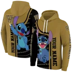 custom wake forest demon deacons stitch gold hoodie best selling